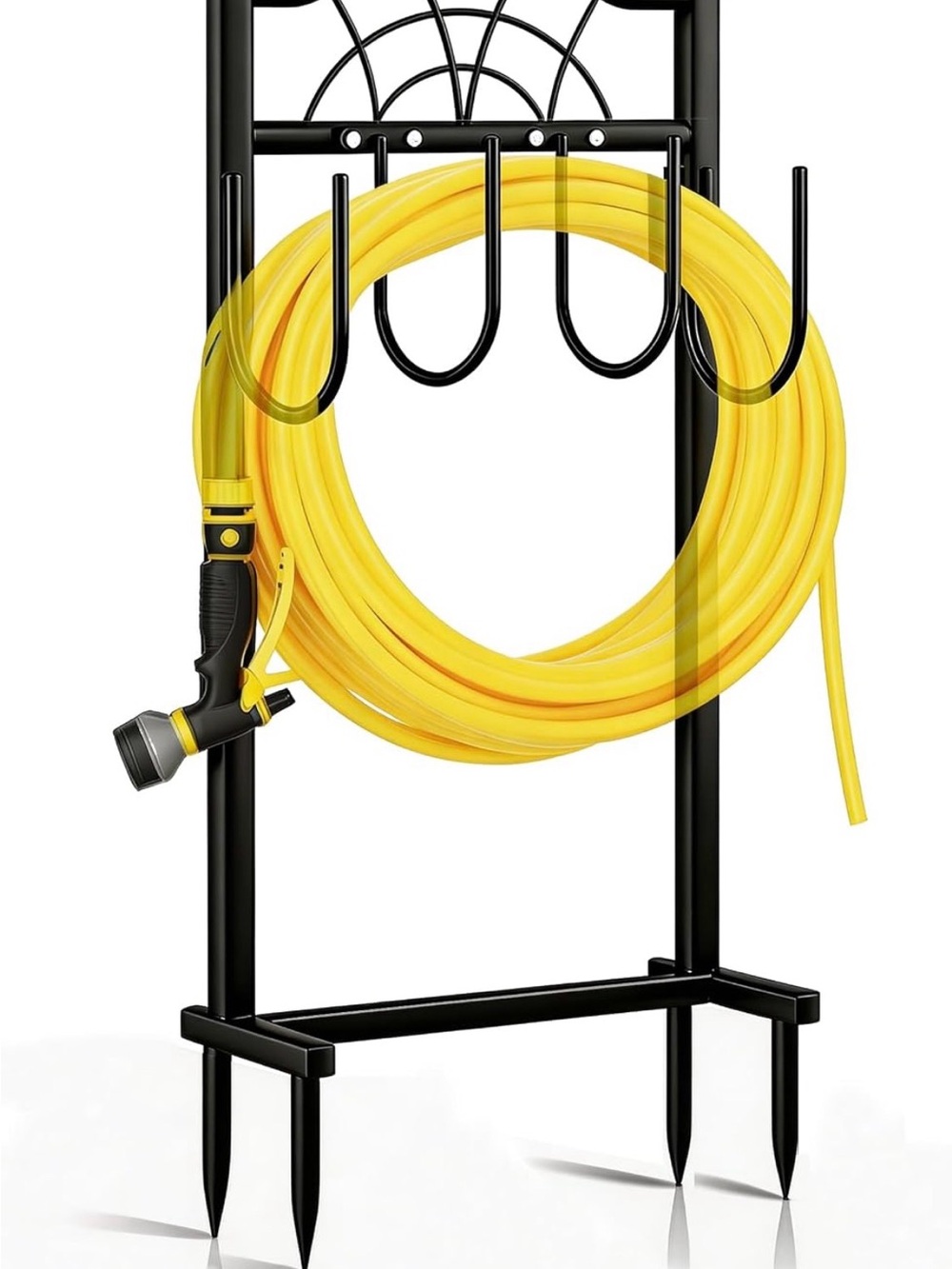Hose Holder,100ft Capacity Garden Hose holder,Fence Style
Freestanding Water Hos